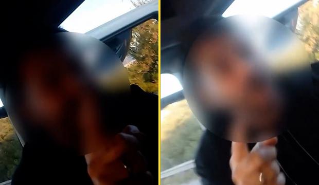 Hem su&ccedil;lu hem g&uuml;&ccedil;l&uuml;: Emniyet şeridine girdi, &lsquo;valiyi arattırma bana&rsquo; diyerek tehdit etti