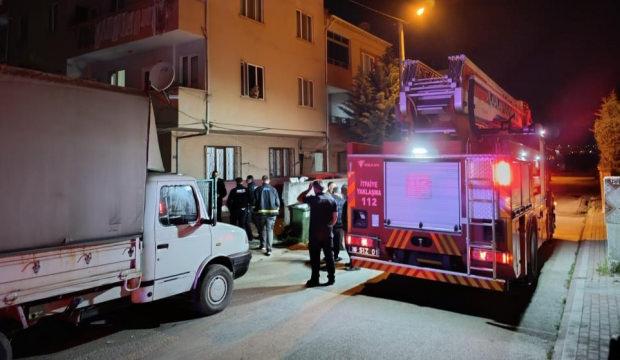 Korku dolu anlar: Eski eşinin evini molotofkokteyli attı