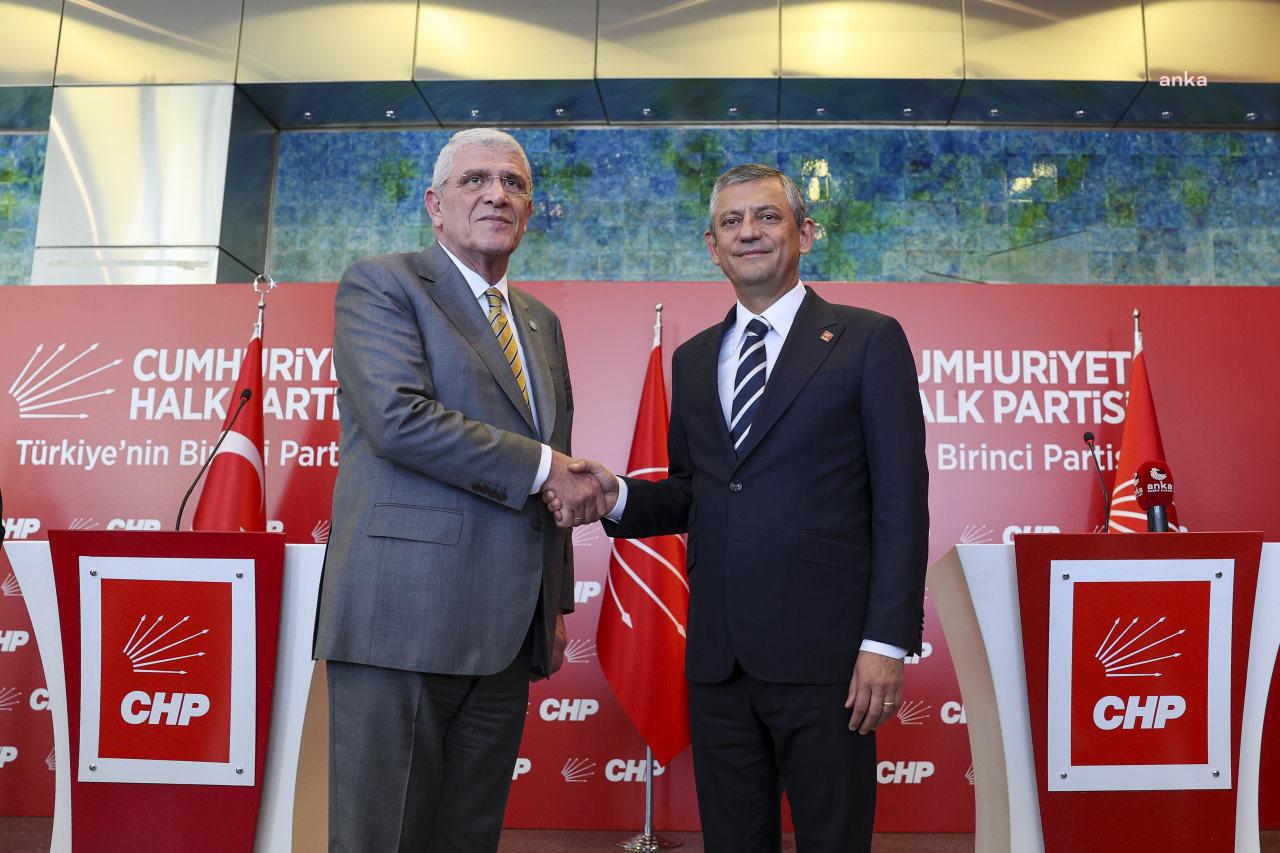 Özgür Özel ve Müsavat Dervişoğlu
