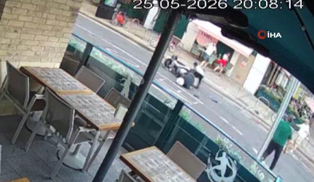 Londra'da T&uuml;rk vatandaş motosikletin &ouml;n&uuml;ne atlayarak kız &ccedil;ocuğunu kurtardı