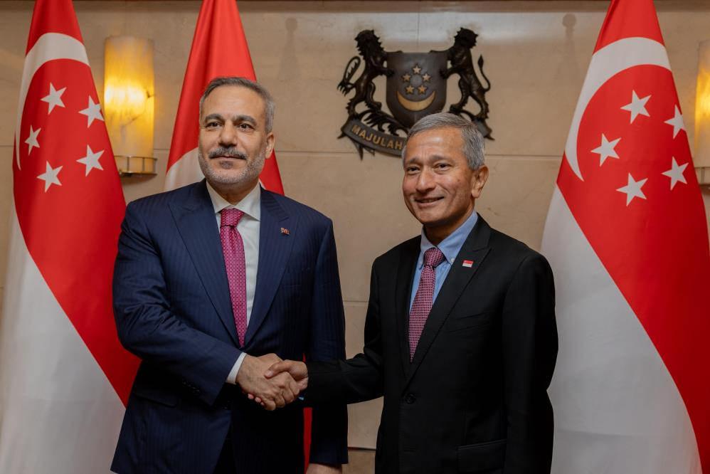 Dışişleri Bakanı Hakan Fidan ve Singapur Dışişleri Bakanı Vivian Balakrishnan