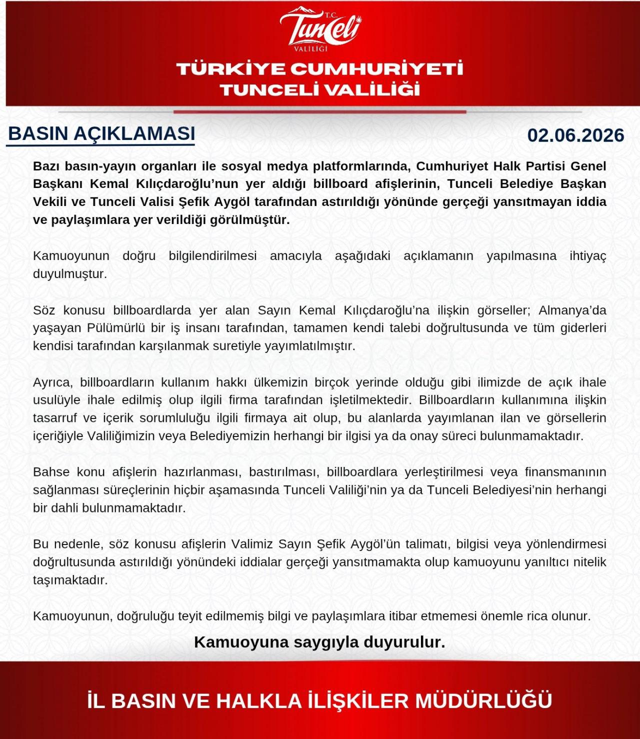 Tunceli Valiliği