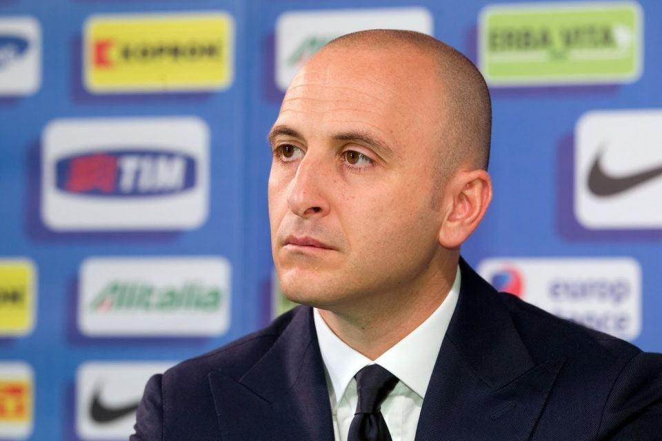 Inter Sportif Direktörü Piero Ausilio ve Hakan Çalhanoğlu görselleri