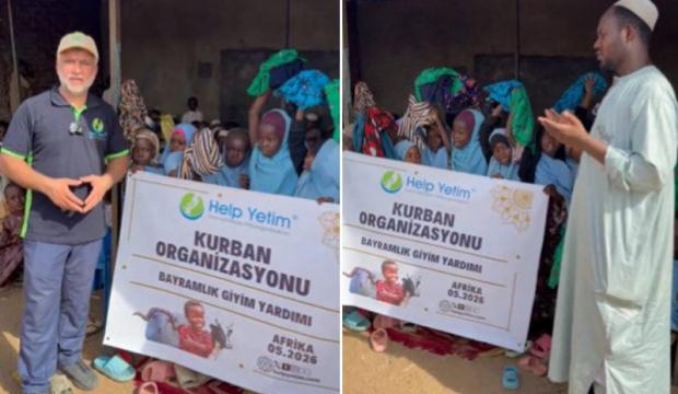 Afrikalı yetimlerden T&uuml;rkiye'ye kurban teşekk&uuml;r&uuml;