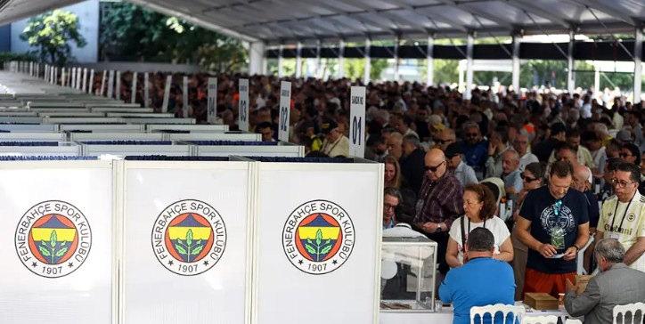 Fenerbahçe başkanlık seçimi oy verme işlemi sona erdi