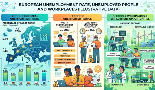 Eurostat nisan ayı verilerini a&ccedil;ıkladı: Avrupa'da gen&ccedil; işsizlik alarmı
