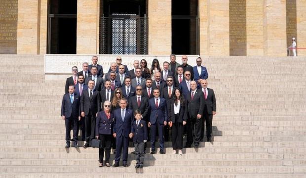 Galatasaray'dan Anıtkabir'e ziyaret