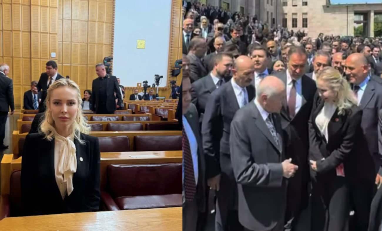 İbrahim Tatlıses'in eski eşi Ayşeg&uuml;l Yıldız siyasete atıldı