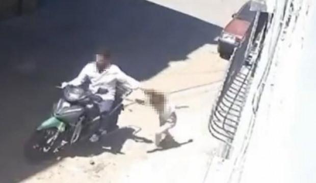 K&uuml;&ccedil;&uuml;k kızını motosikletle s&uuml;r&uuml;kleyen baba g&ouml;zaltına alındı