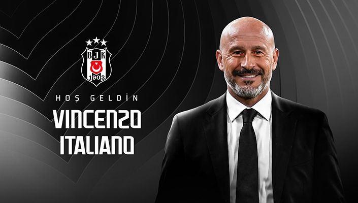 Beşiktaş Teknik Direktörü Vincenzo Italiano imza töreninde