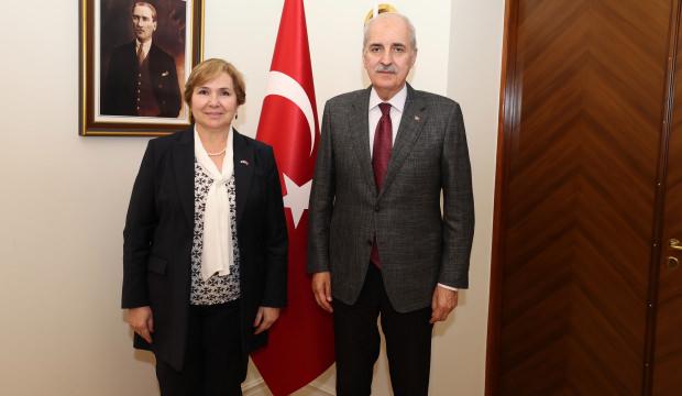 TBMM Başkanı Kurtulmuş, T&uuml;rkiye'nin Helsinki B&uuml;y&uuml;kel&ccedil;iliğini ziyaret etti