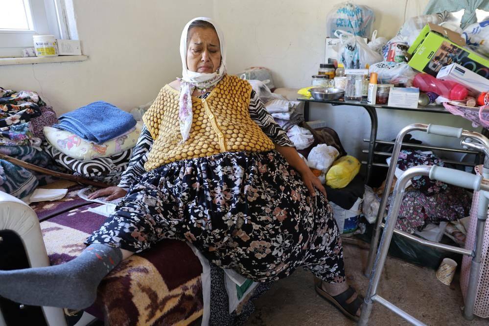 170 kilograma ulaşan Leyla Demirkafa (67) 