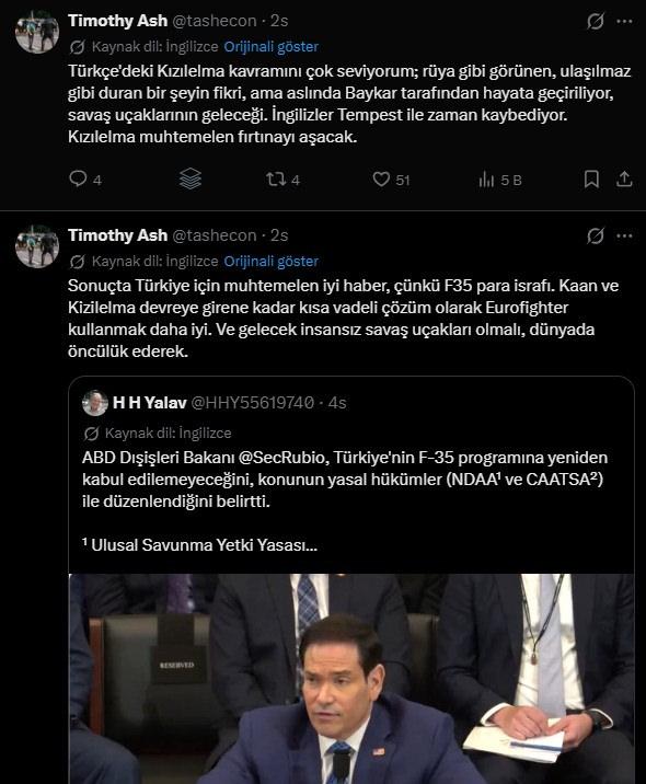 İngiliz ekonomist Timothy Ash'in ilgili paylaşımları