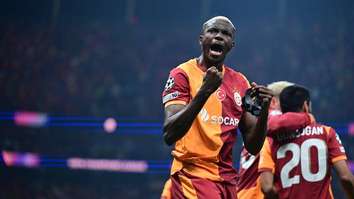 Victor Osimhen Galatasaray formasıyla sahada