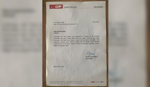 Meclis'e gönderilen yazı