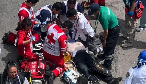 A&ccedil;ılış ma&ccedil;ı &ouml;ncesi Meksika'da taraftar kalp krizi ge&ccedil;irdi