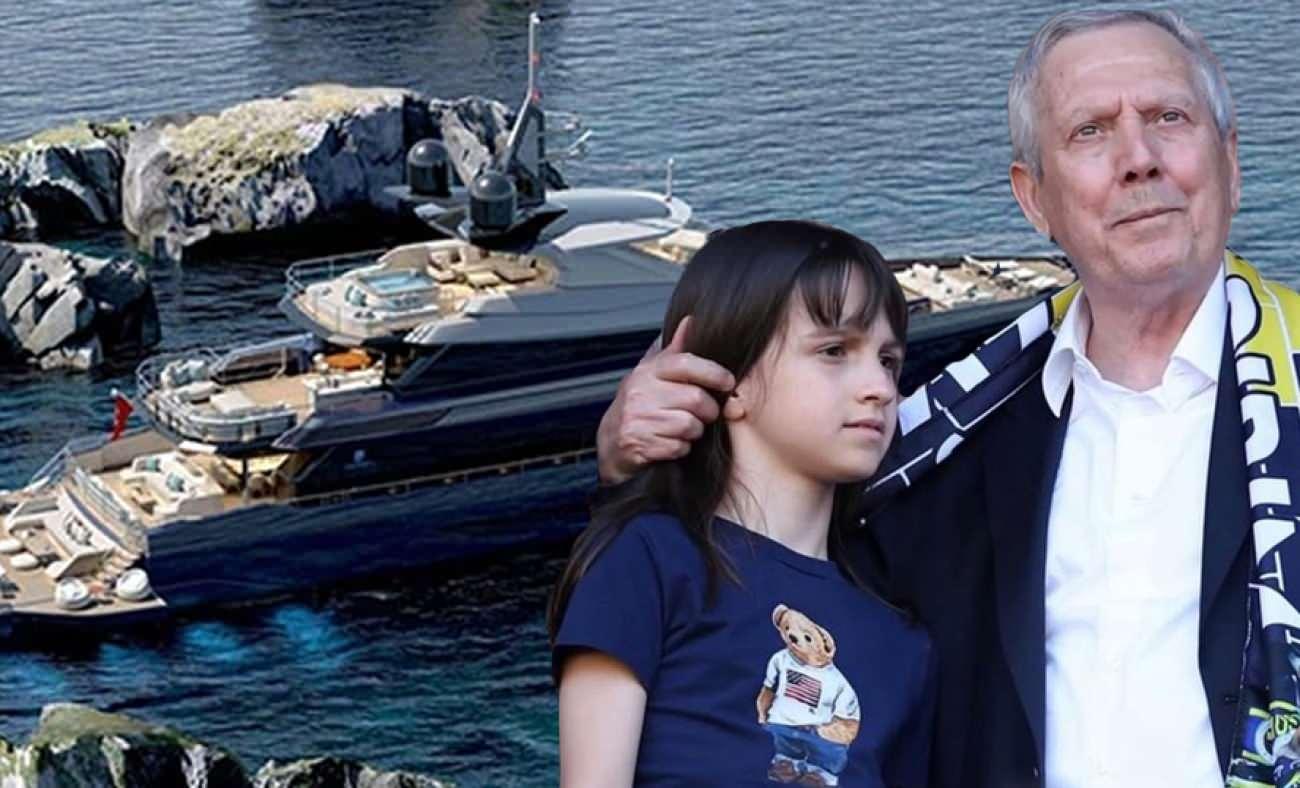 Aziz Yıldırım'a devasa l&uuml;ks yat: Adını kızından ilham aldı!