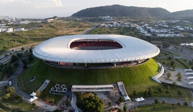 D&uuml;nya Kupası'nın en ilgin&ccedil; stadyumu! Dış cephesi ger&ccedil;ek &ccedil;imlerden