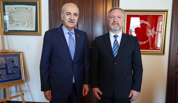 TBMM Başkanı Kurtulmuş, Galatasaray &Uuml;niversitesi Rekt&ouml;rl&uuml;ğ&uuml;n&uuml; ziyaret etti