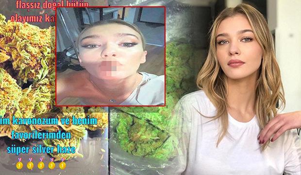 Melisa D&ouml;ngel'in telefonunda uyuşturucu yazışmaları! Madde kullanırken fotoğrafı &ccedil;ıktı
