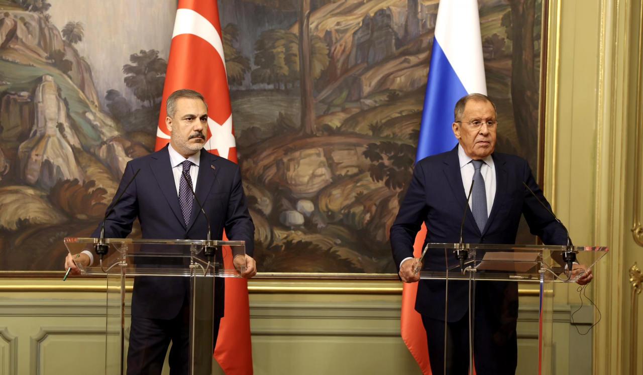 Hakan Fidan ve Sergey Lavrov
