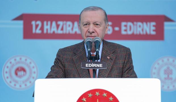 Selimiye Camii yeniden ibadete a&ccedil;ıldı: Erdoğan Edirne'de bir m&uuml;jde daha verdi
