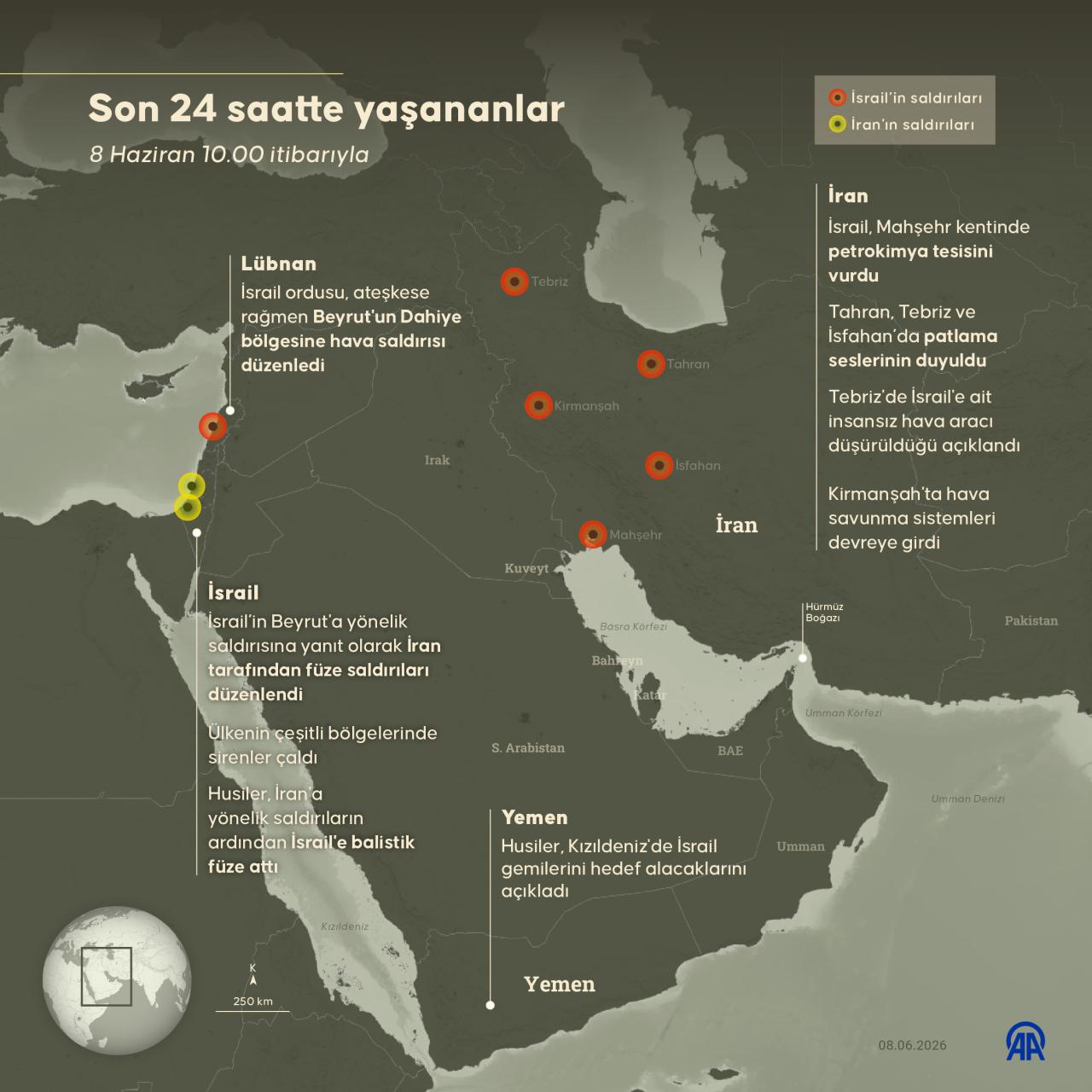 İran-İsrail hattında son 24 saatte yaşananlar