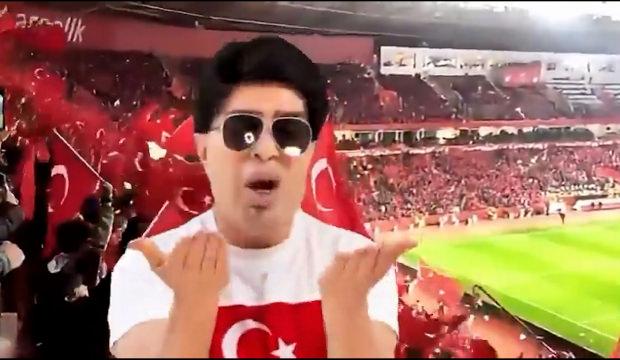 Yılmaz Morg&uuml;l'&uuml;n milli takım marşı sosyal medyayı salladı