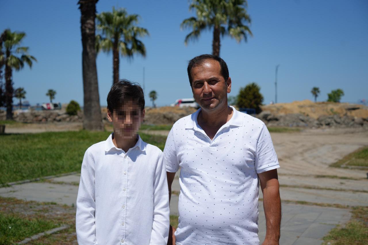 Baba Salim Aksoy ve oğlu Yunus Aksoy 