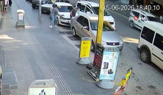 Doğum g&uuml;n&uuml; pastasını alır almaz kurşunlandı! O anlar kamerada