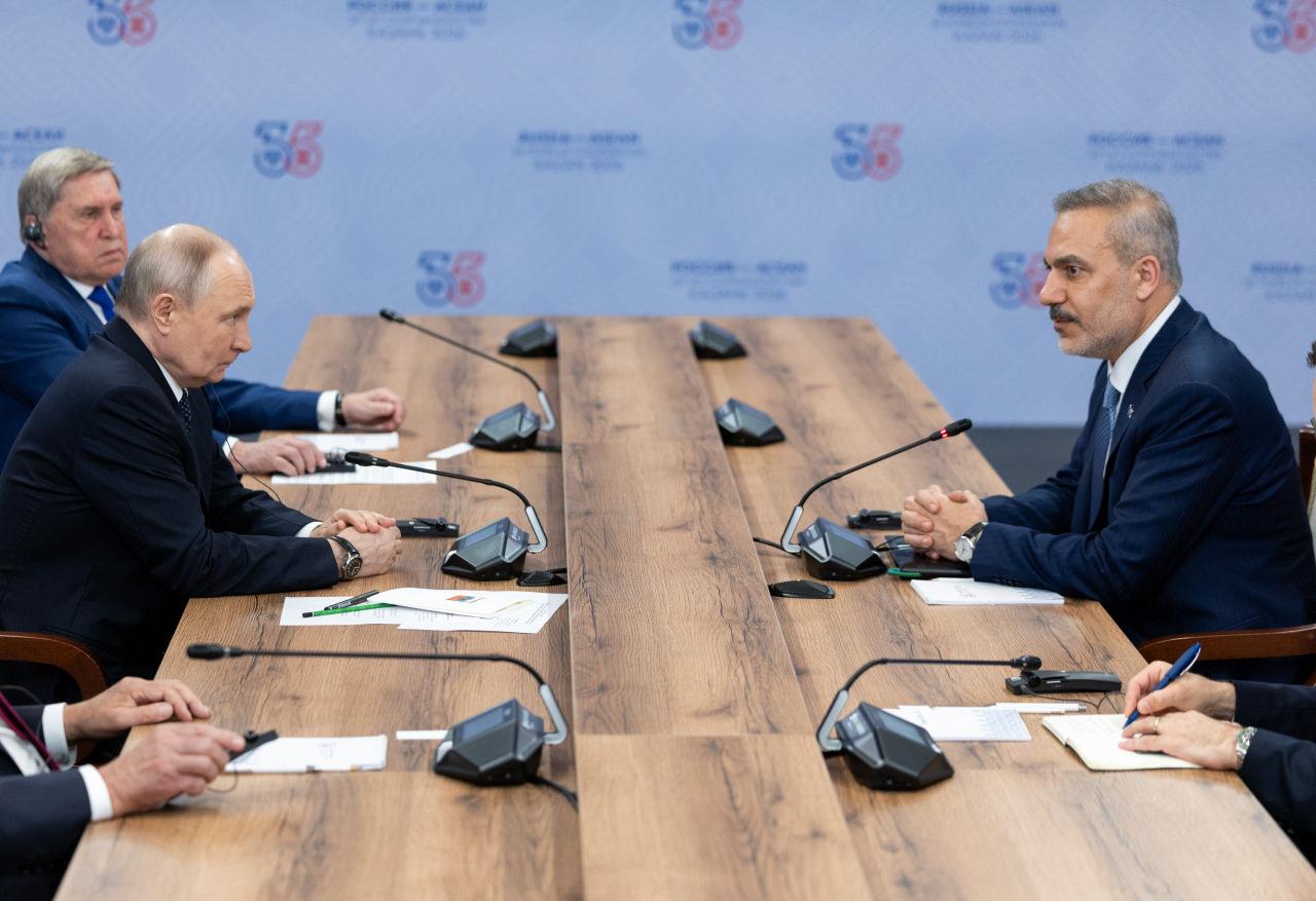 Vladimir Putin ve Hakan Fidan