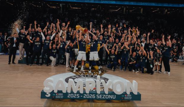 Basketbol S&uuml;per Ligi'nde şampiyon Fenerbah&ccedil;e Beko!