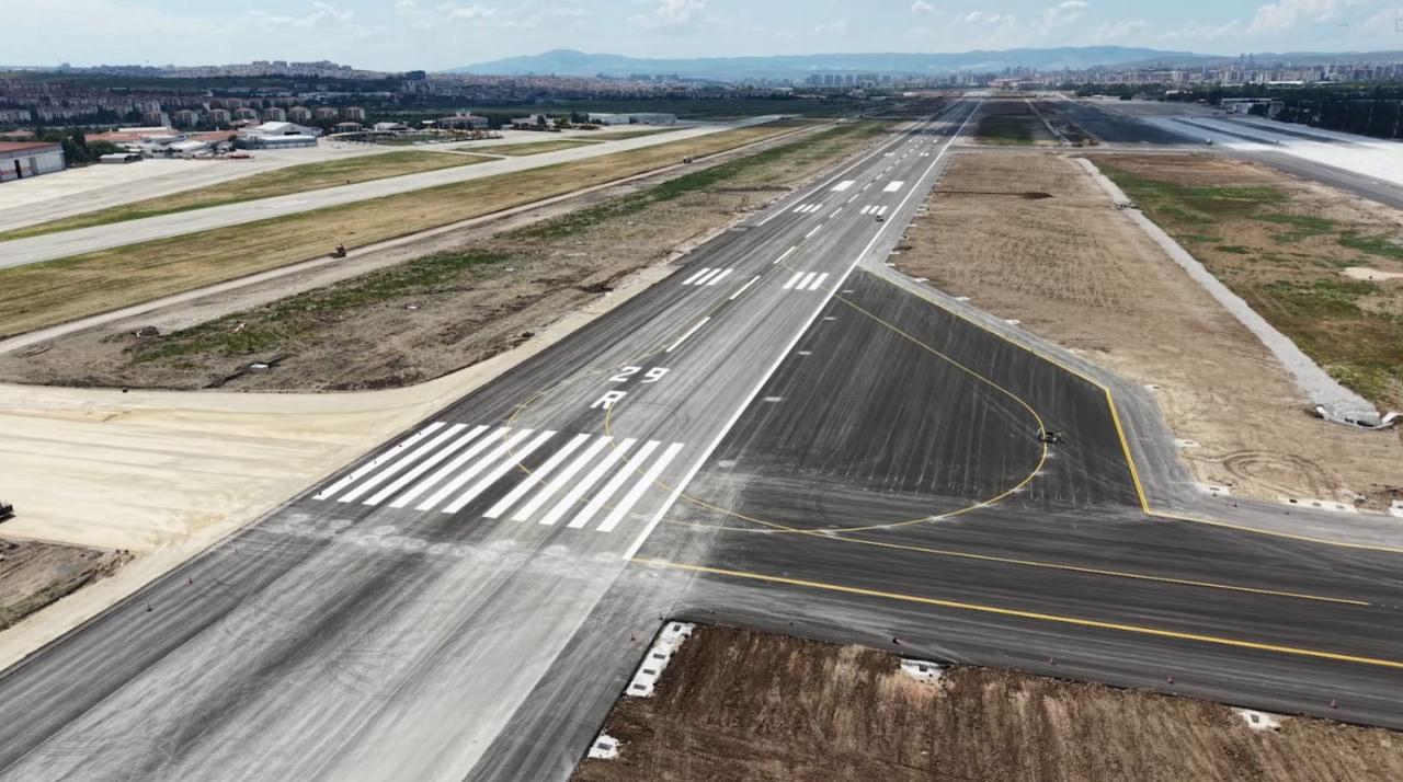 Ankara Havalimanı açılış töreni ve modernizasyon sonrası görüntüler