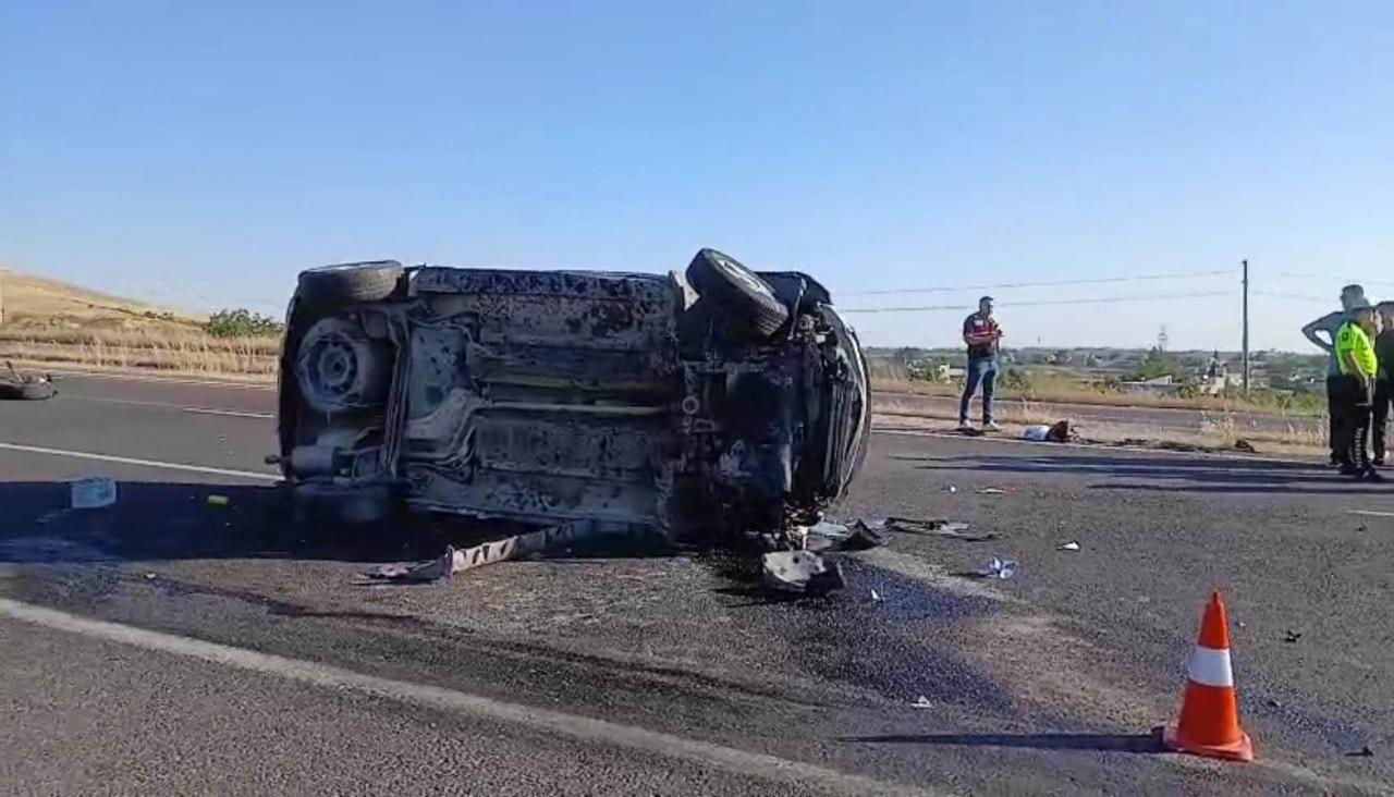 Şanlıurfa'daki kazanın bir görüntüsü.