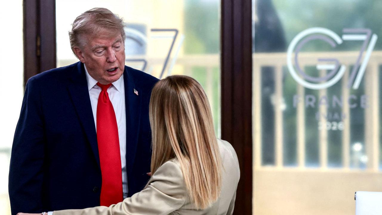 Donald Trump ve Giorgia Meloni