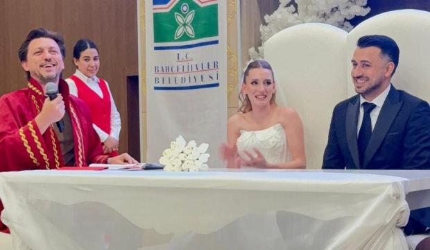 Haber7 ailesinin mutlu g&uuml;n&uuml;: Ahmet-Ela &ccedil;ifti d&uuml;nya evine girdi