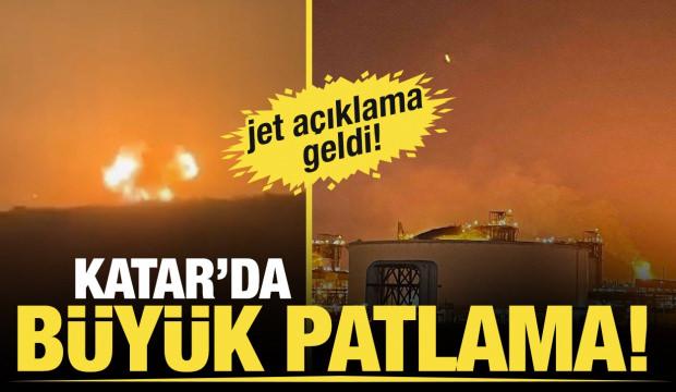 Katar'da dehşet anları: Dev doğalgaz tesisinde patlama