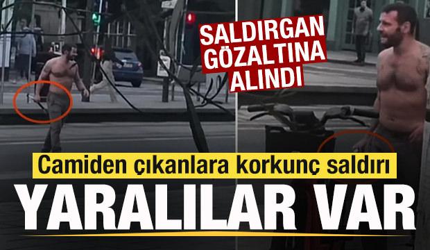 M&uuml;sl&uuml;man karşıtı nefret saldırısı! Yararlılar var! Saldırgan g&ouml;zaltına alındı