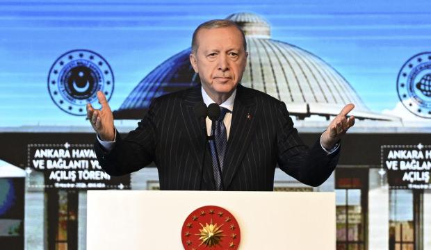 Son dakika: Ankara Havalimanı a&ccedil;ıldı! Cumhurbaşkanı Erdoğan'dan &ouml;nemli mesajlar