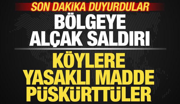 Son dakika duyurdular! Savaşta al&ccedil;ak saldırı! K&ouml;ylere yasaklı madde p&uuml;sk&uuml;rtt&uuml;ler