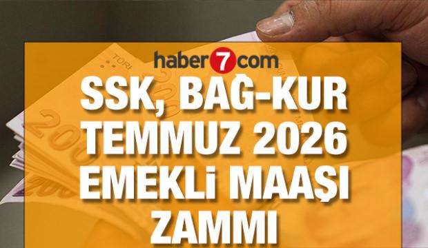 SSK, Bağ-Kur Temmuz 2026 emekli maaş zammında g&uuml;ncel tablo: Beklenen oranlar