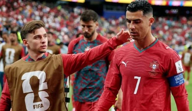 Yokları oynadığı ma&ccedil; sonrası Ronaldo'ya trib&uuml;nler acımadı! Tezah&uuml;ratla &ccedil;ıldırttılar