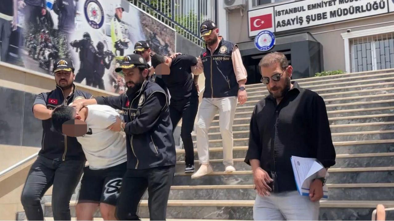 Ümraniye'deki operasyon sonrası ele geçirilen suç unsurları