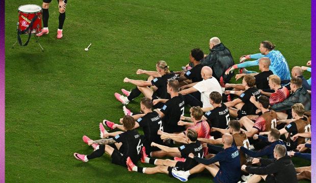 Norve&ccedil; Milli Takımı'nın Senegal galibiyeti sonrası k&uuml;rek şovu b&uuml;y&uuml;k ses getirdi
