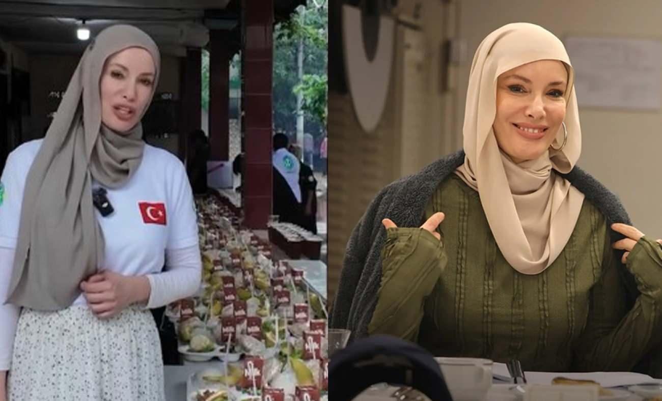 8 yıl sonra setlere d&ouml;nd&uuml;! Gamze &Ouml;z&ccedil;elik'ten Alesta pozları