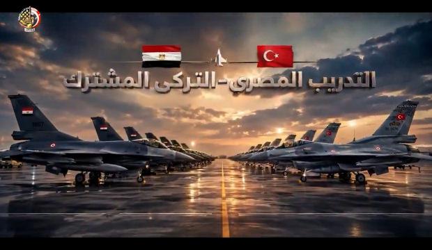 T&uuml;rkiye ve Mısır'dan g&ouml;vde g&ouml;sterisi! Tatbikat başarıyla sona erdi...