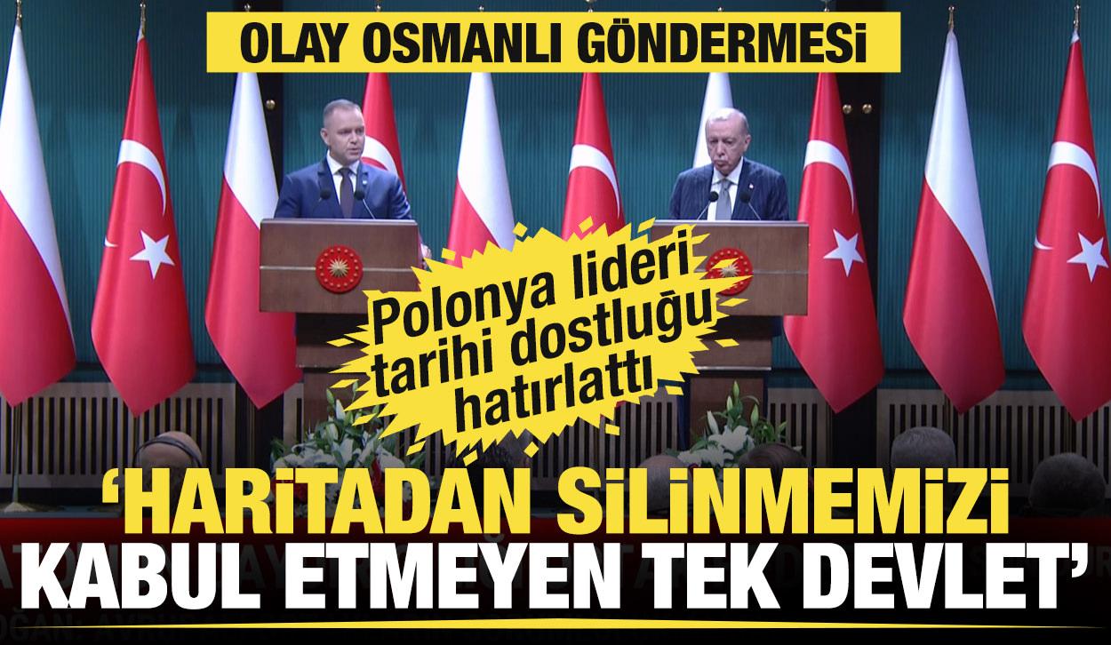 Cumhurbaşkanı Erdoğan ve Polonya Cumhurbaşkanı Andrzej Duda ortak basın toplantısında konuşuyor.