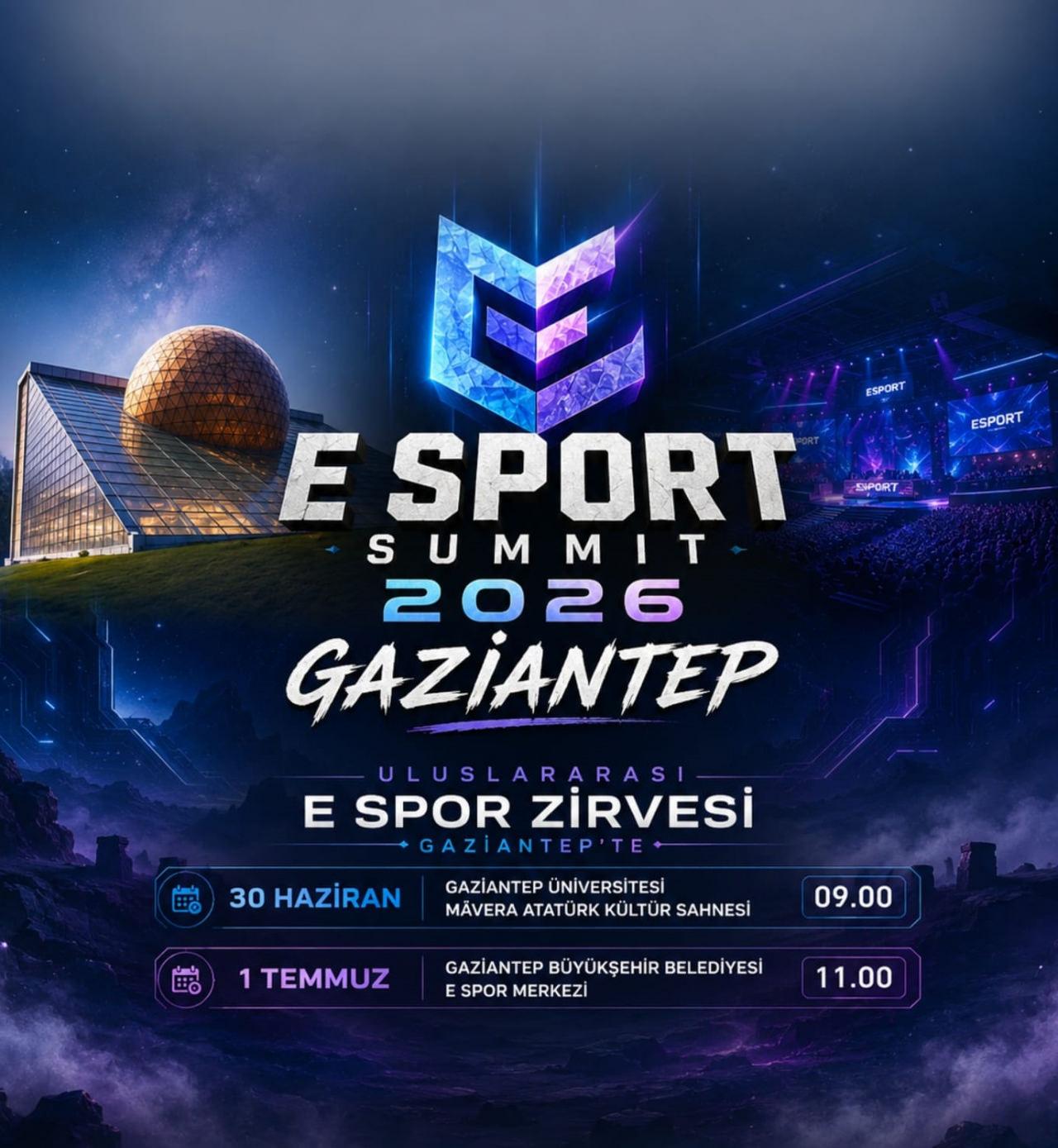 Uluslararası E-Spor Zirvesi Gaziantep'te