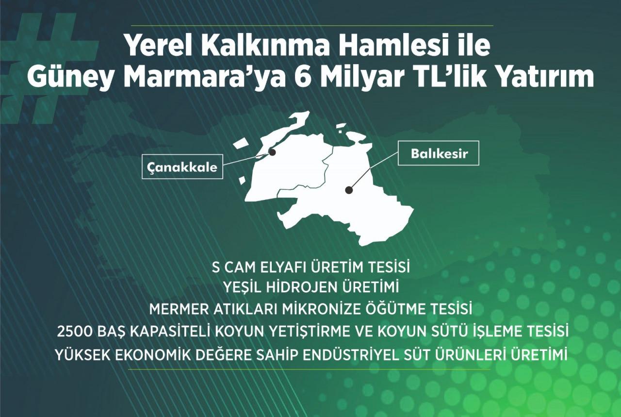 Güney Marmara'ya 6 milyar liralık dev yatırım müjdesi: Binlerce kişiye iş kapısı olacak