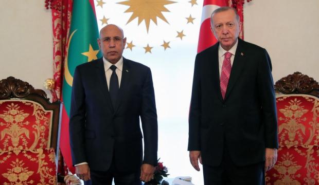 Cumhurbaşkanı Erdoğan, Moritanya lideriyle g&ouml;r&uuml;şt&uuml;